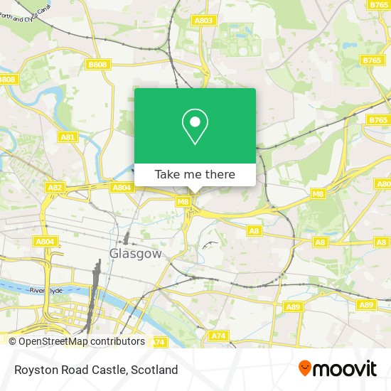 Royston Road Castle map