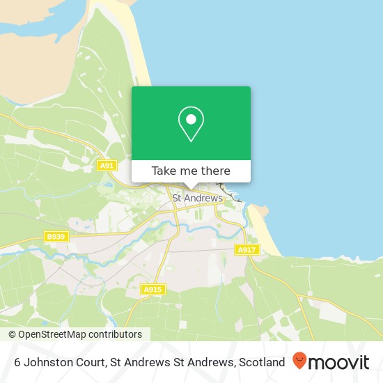 6 Johnston Court, St Andrews St Andrews map
