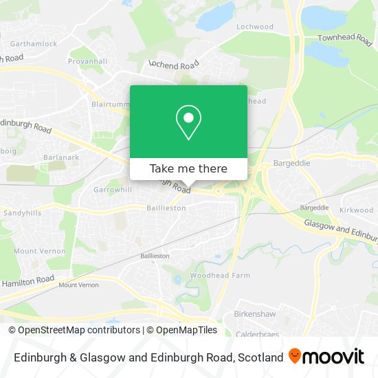 Edinburgh & Glasgow and Edinburgh Road map