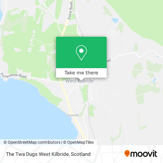 The Twa Dugs West Kilbride map