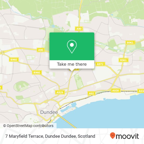 7 Maryfield Terrace, Dundee Dundee map