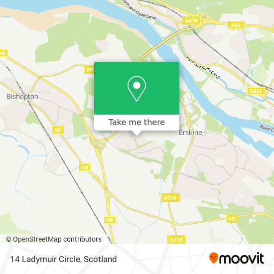 14 Ladymuir Circle map