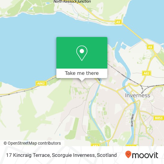 17 Kincraig Terrace, Scorguie Inverness map