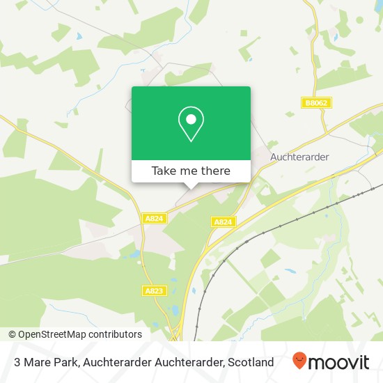 3 Mare Park, Auchterarder Auchterarder map