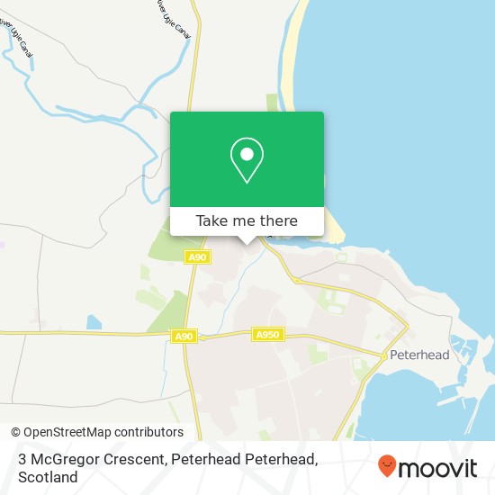 3 McGregor Crescent, Peterhead Peterhead map
