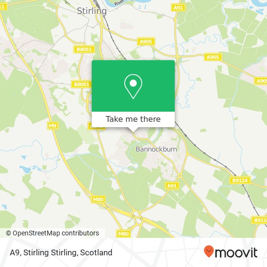 A9, Stirling Stirling map