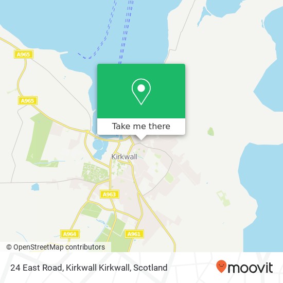 24 East Road, Kirkwall Kirkwall map