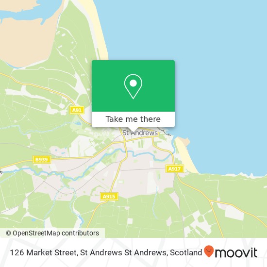 126 Market Street, St Andrews St Andrews map