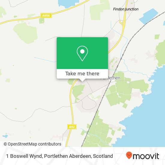 1 Boswell Wynd, Portlethen Aberdeen map