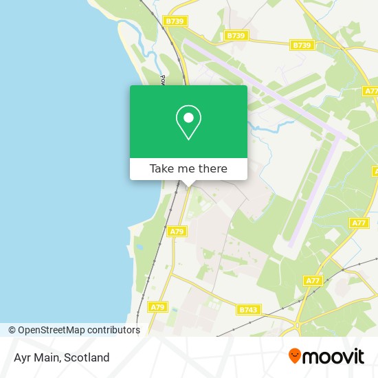 Ayr Main map