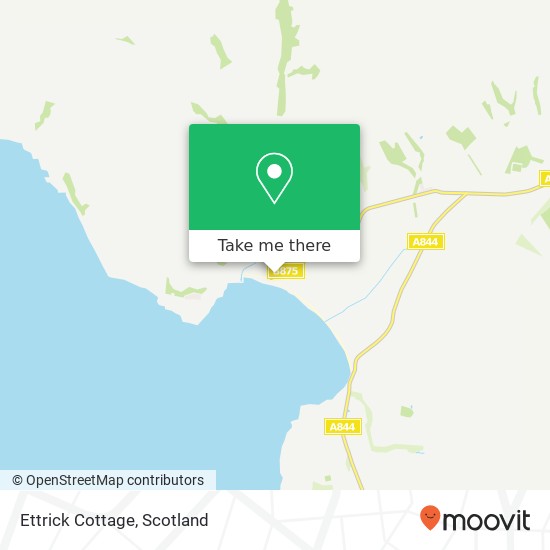 Ettrick Cottage map