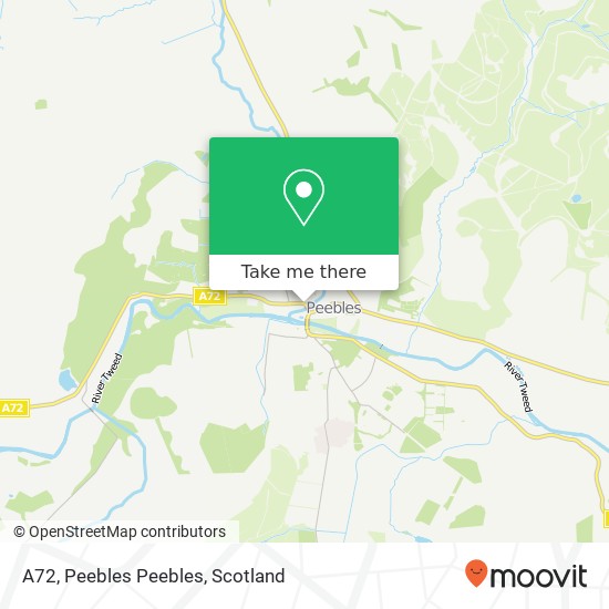 A72, Peebles Peebles map