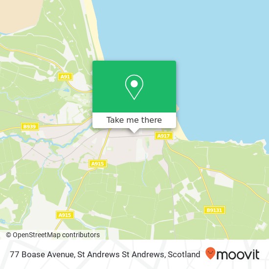 77 Boase Avenue, St Andrews St Andrews map