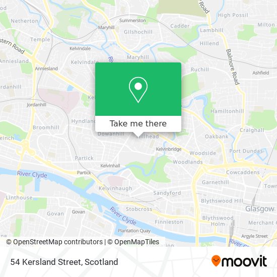 54 Kersland Street map
