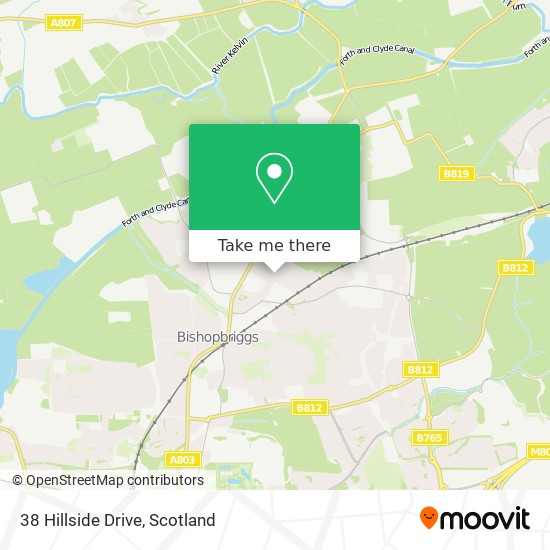 38 Hillside Drive map