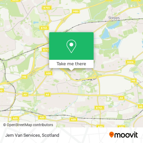Jem Van Services map