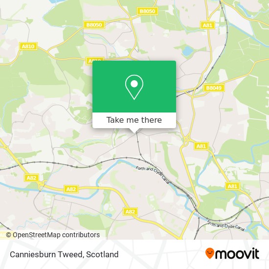 Canniesburn Tweed map