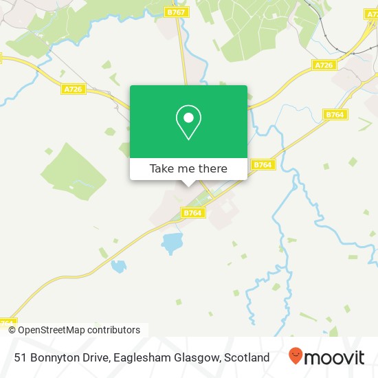 51 Bonnyton Drive, Eaglesham Glasgow map