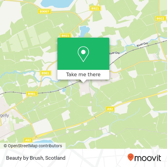 Beauty by Brush map