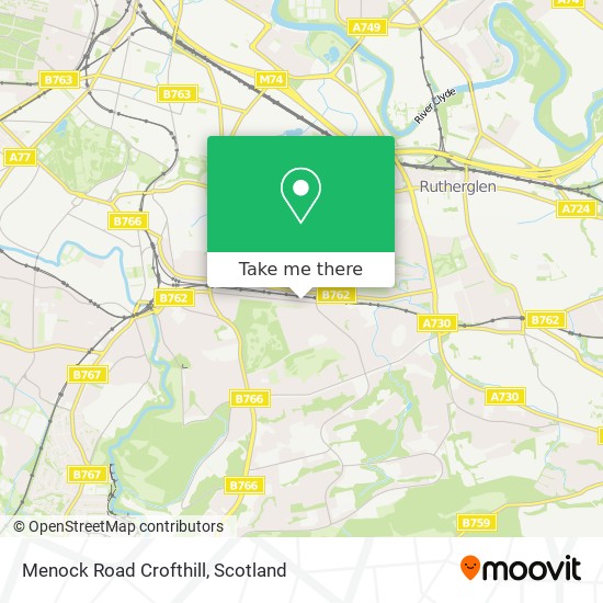 Menock Road Crofthill map