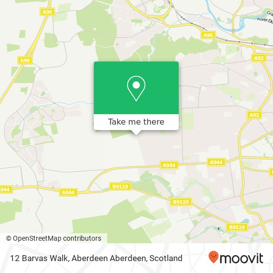 12 Barvas Walk, Aberdeen Aberdeen map