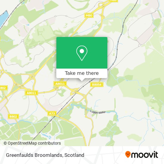 Greenfaulds Broomlands map