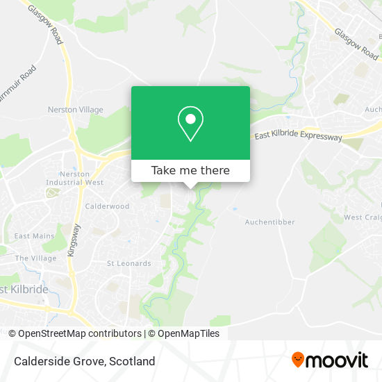 Calderside Grove map
