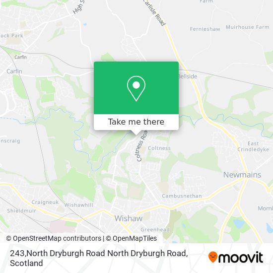 243,North Dryburgh Road North Dryburgh Road map