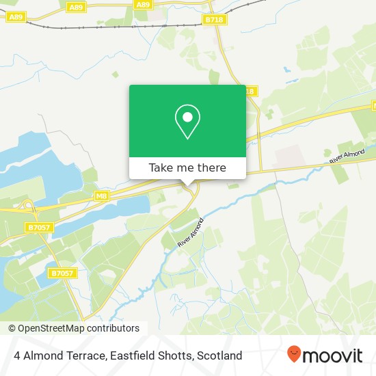 4 Almond Terrace, Eastfield Shotts map