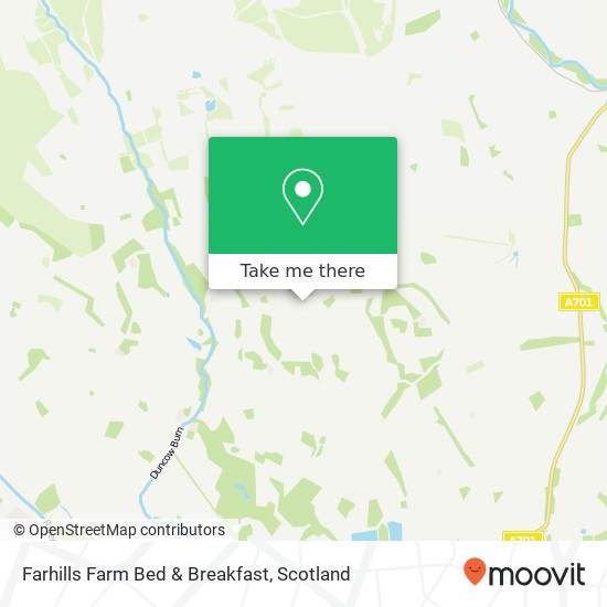 Farhills Farm Bed & Breakfast map