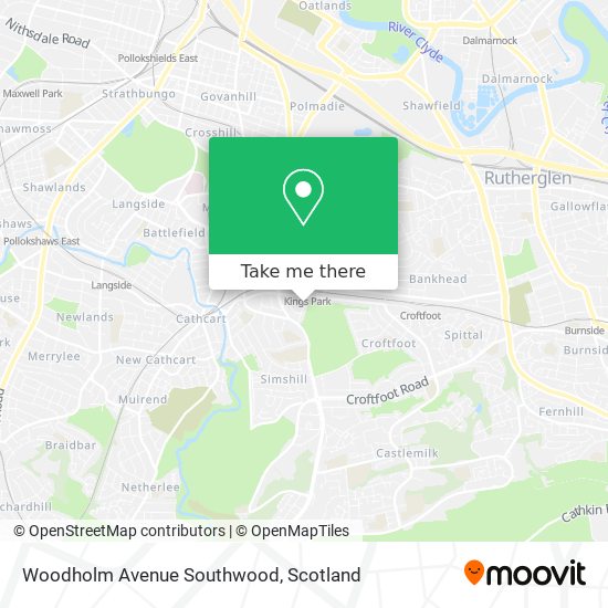 Woodholm Avenue Southwood map