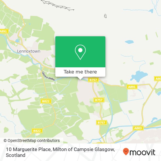10 Marguerite Place, Milton of Campsie Glasgow map