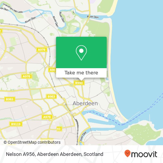 Nelson A956, Aberdeen Aberdeen map