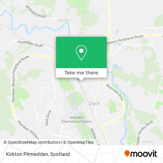 Kirkton Pitmedden map