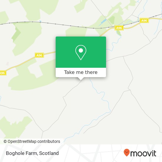 Boghole Farm map