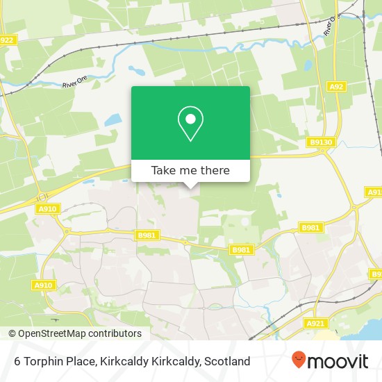6 Torphin Place, Kirkcaldy Kirkcaldy map