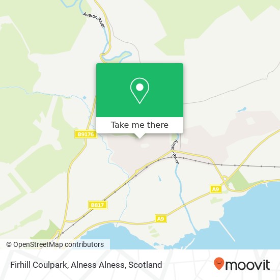 Firhill Coulpark, Alness Alness map