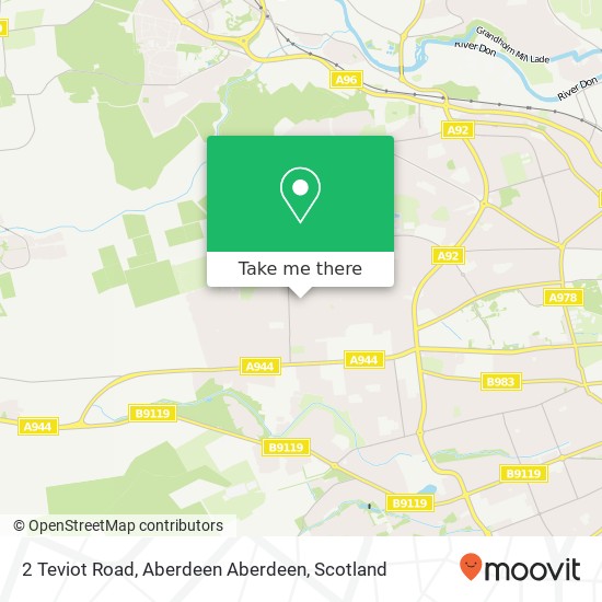 2 Teviot Road, Aberdeen Aberdeen map