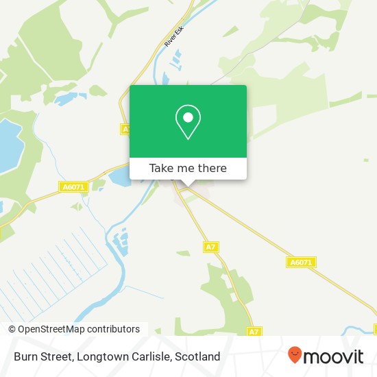 Burn Street, Longtown Carlisle map
