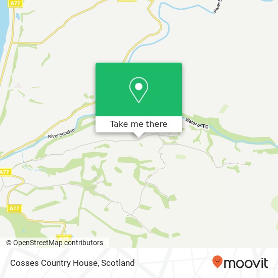 Cosses Country House map