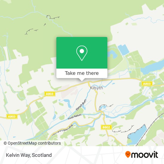 Kelvin Way map