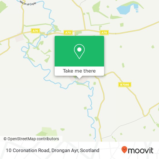 10 Coronation Road, Drongan Ayr map