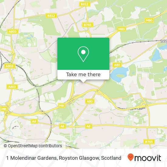 1 Molendinar Gardens, Royston Glasgow map