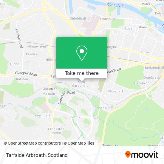 Tarfside Arbroath map
