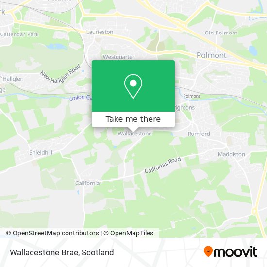 Wallacestone Brae map