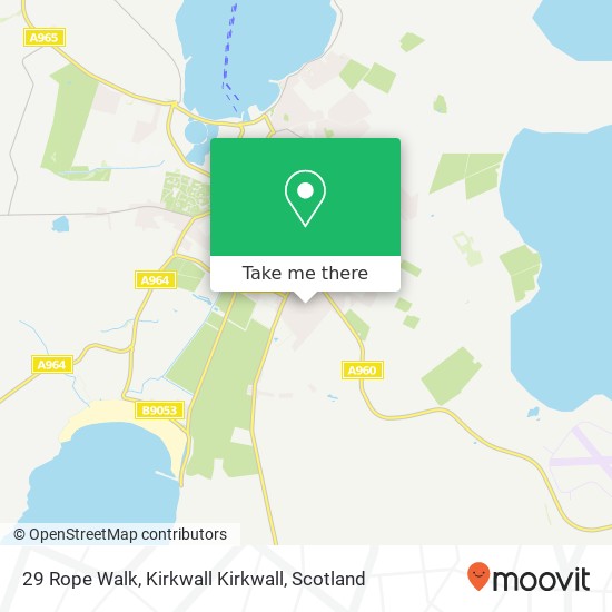 29 Rope Walk, Kirkwall Kirkwall map