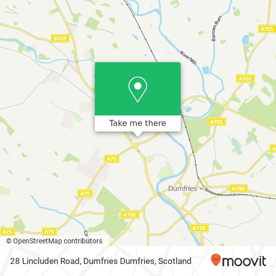 28 Lincluden Road, Dumfries Dumfries map