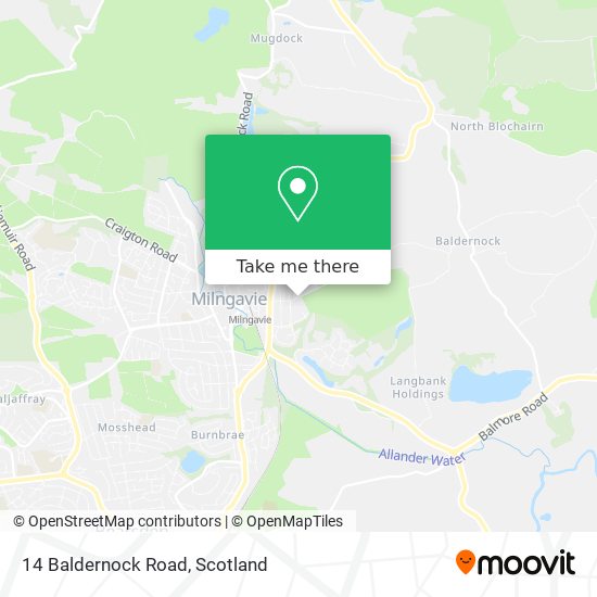 14 Baldernock Road map