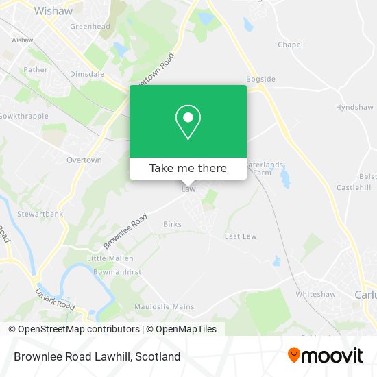 Brownlee Road Lawhill map