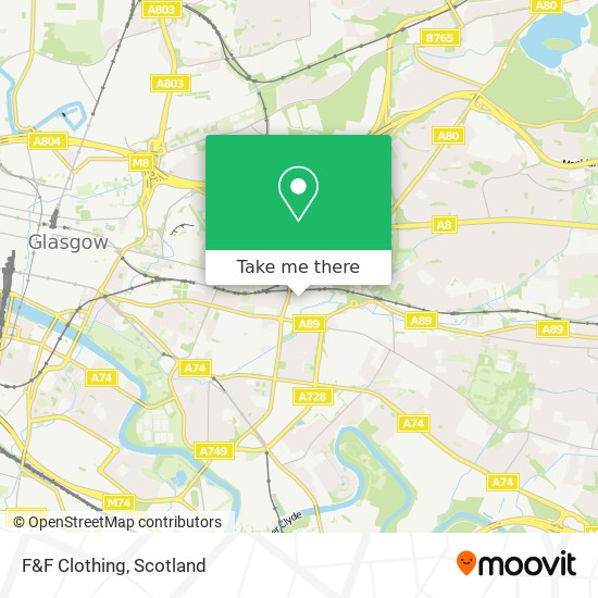 F&F Clothing map